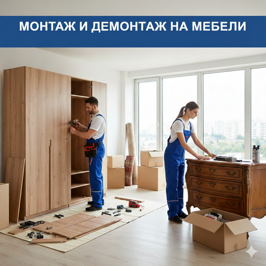 Монтаж и демонтаж на мебели